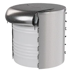 Zureni 500L Water Tank Insulation Cover 8mm Bubble Thermal Insulated Foam Coverage UV Resistant Roof Top Tank-Jacket for