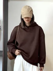 Zyrofit  Women Full Sleeve Solid Hooded Sweatshirt