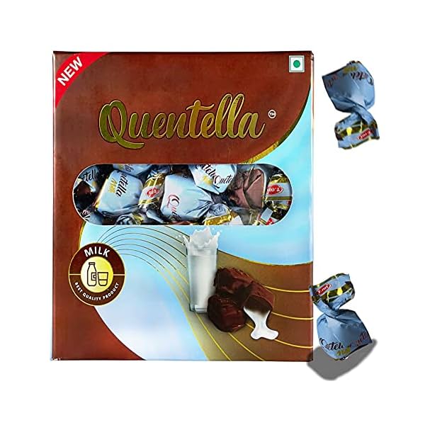 Godka Quentella Chocolate Box/Center Filled with Milk Flavour Chocolate (70 Pcs in Box),945 Gram