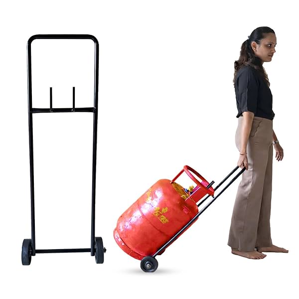 A to Z Hub Laksh CASA-Heavy Duty LPG Cylinder Carrying/Lifitng trolly Without