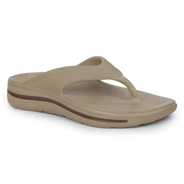 ACTION Men's Lightweight Cushioned Slip-On Flip Flops