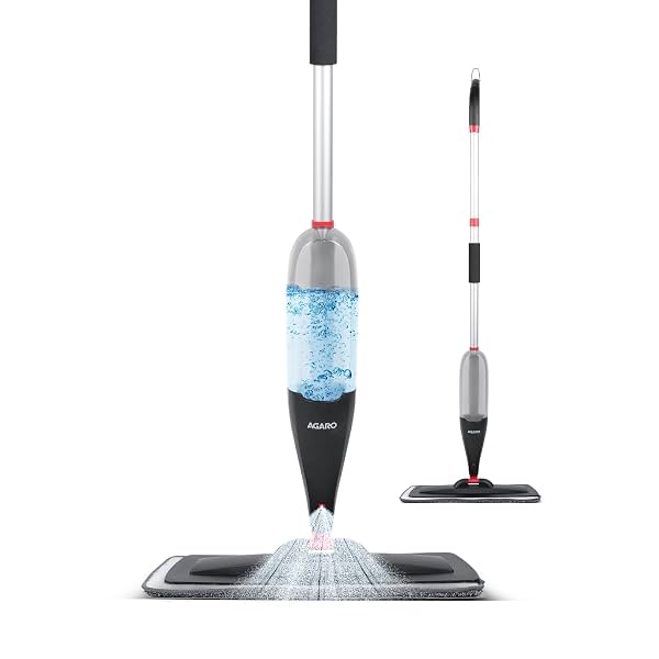 AGARO Delite Spray Mop for Dry and Wet Floor Cleaning with Washable Microfiber Pad
