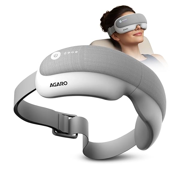 AGARO Elite Eye Massager with Bluetooth