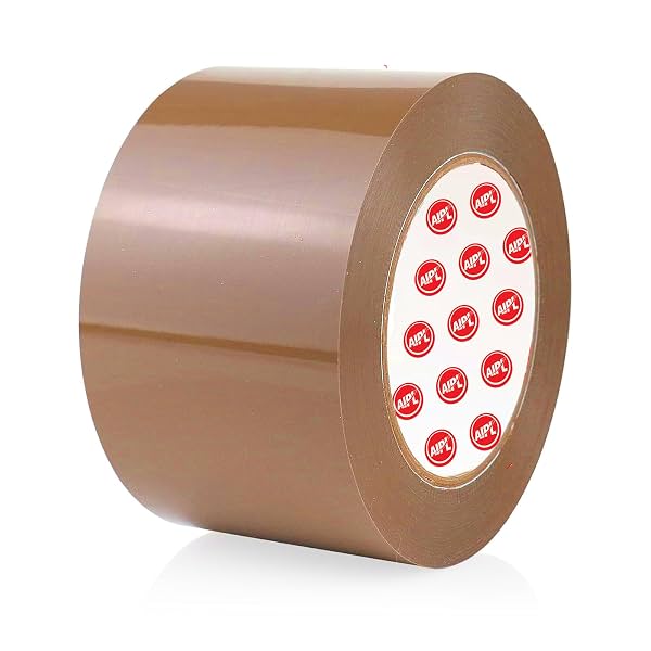 AIPL Heavy Duty Gold Category Brown Packing Tape Packaging Tape Refill Rolls 1