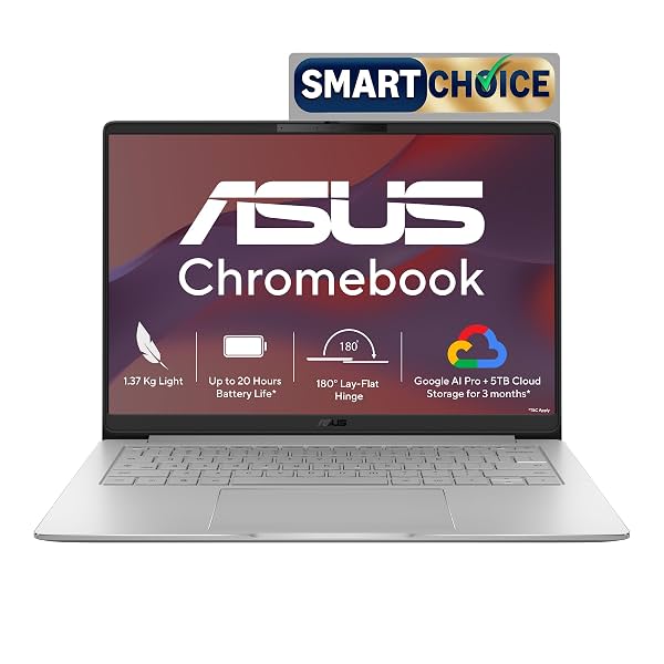 ASUS Chromebook CM1405 (2026), Smartchoice, MediaTek Kompanio 540 Processor