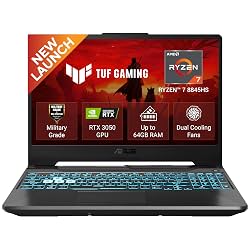 ASUS TUF A15 Gaming Laptop, Ryzen 7 8845HS RTX 3050 4GB 16GB DDR5, 512GB SSD