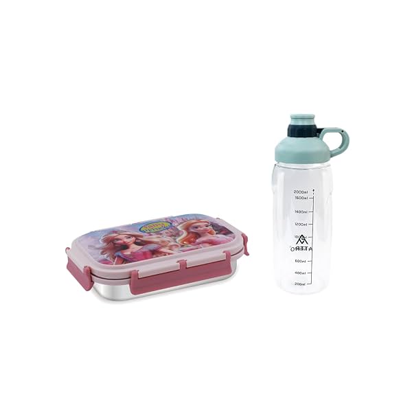 ATTRO Prime Uranus Lunch Box with Hydra Water Bottle