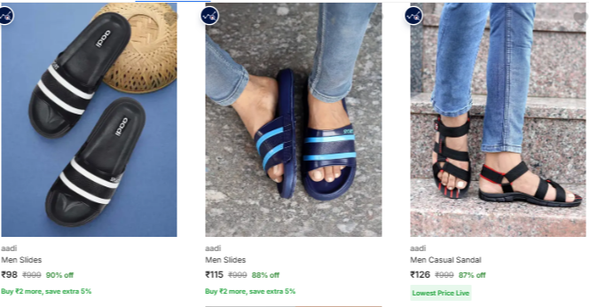 Aadi at minimum 72% Discount
