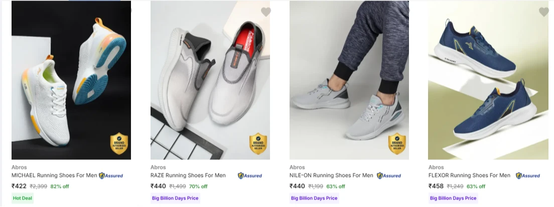 Abros Men’s Sports Shoes upto 82% Discount