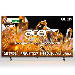 Acer 55Inch Ultra V Series 4K Smart QLED Google TV (AR55QDVGU2875BD)