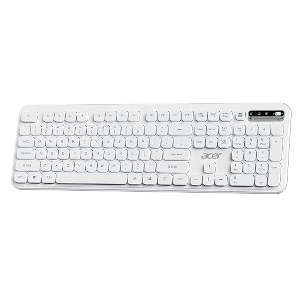Acer SoftKey Pro Wireless 108-Key Keyboard White