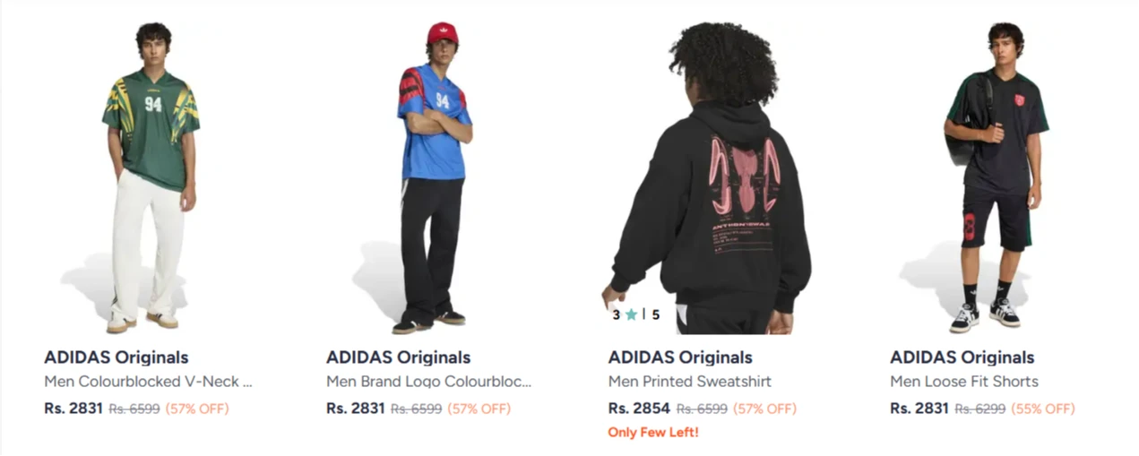 Adidas Originals Men's Clothing up to 57% Discount