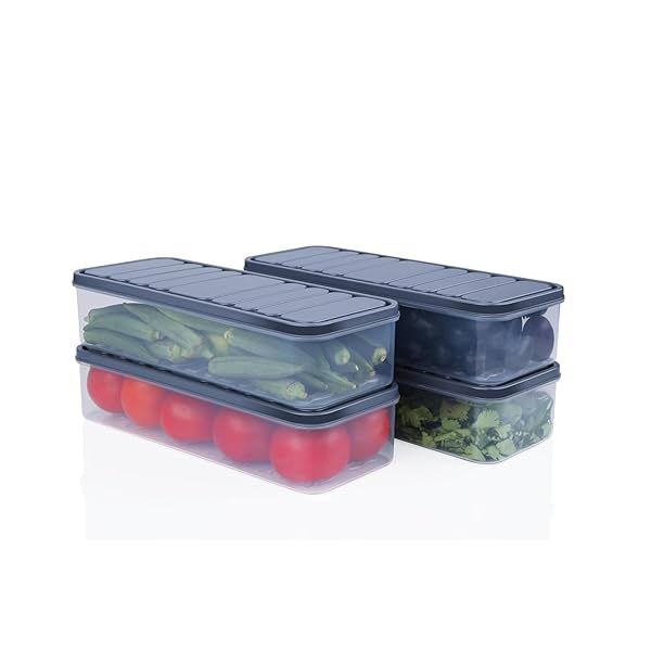 Air Tight Plastic Storage Containers Set for Kitchen