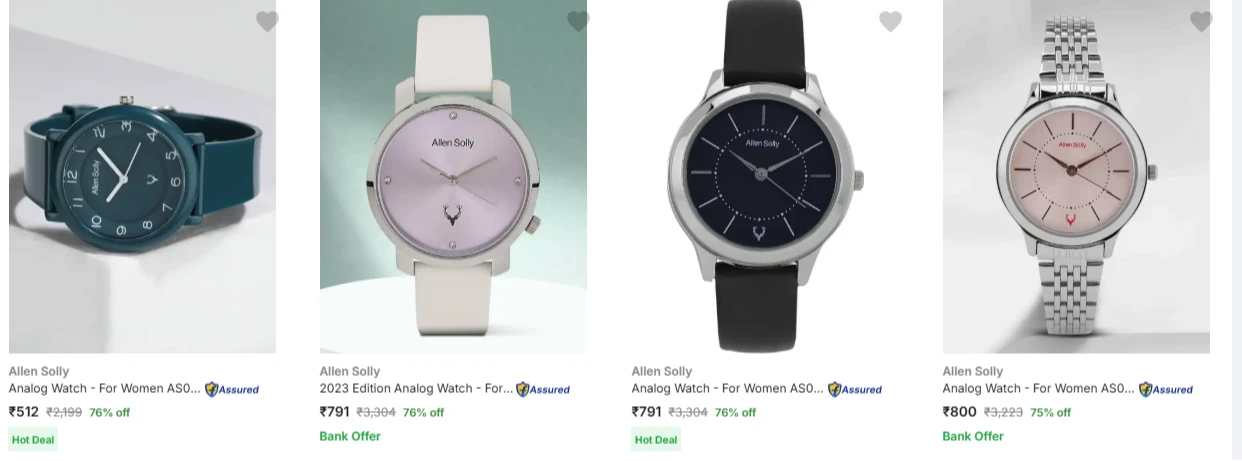 Allen Solly Women's watch at minimum 70% Discount