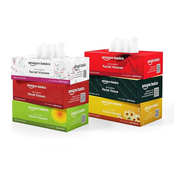 Amazon Basics 2 Ply Facial Tissue Pack