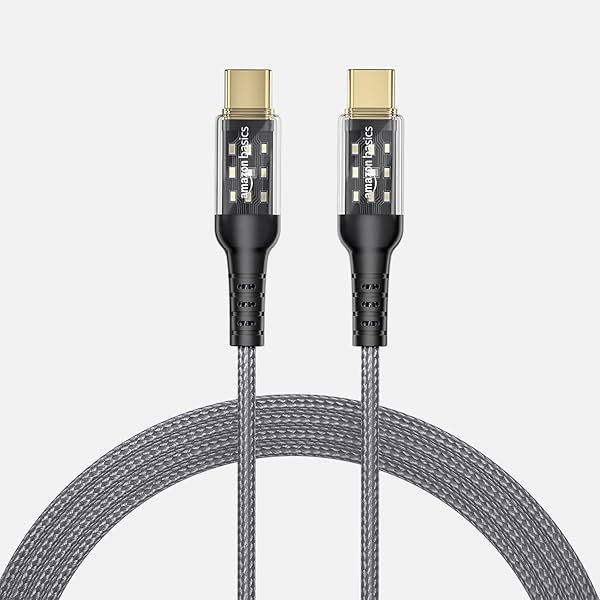Amazon Basics 60W Braided USB-C Cable (1.2m)