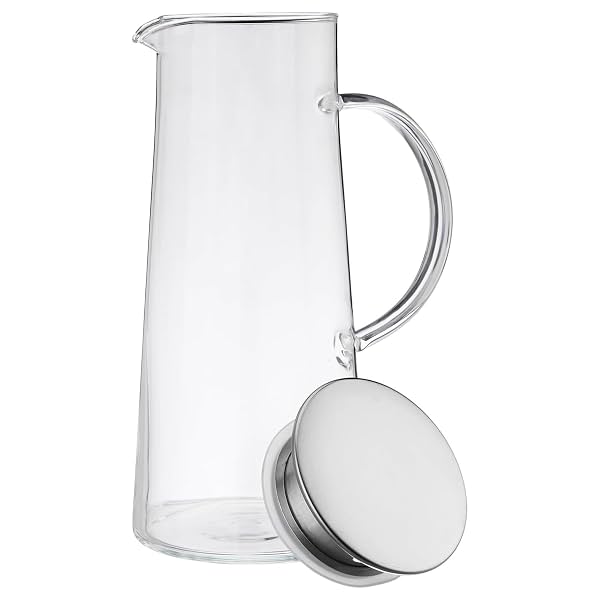Amazon Basics Borosilicate Glass Jug 1370ml - Versatile Serving Companion