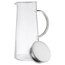 Amazon Basics Borosilicate Glass Jug 1370ml - Versatile Serving Companion