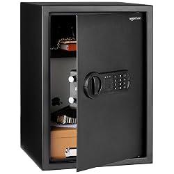 Amazon Basics Digital Safe With Electronic Keypad Locker For Home