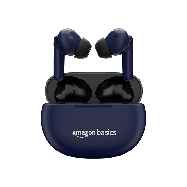 Amazon Basics True Wireless in-Ear Earbuds with Mic, Touch Control