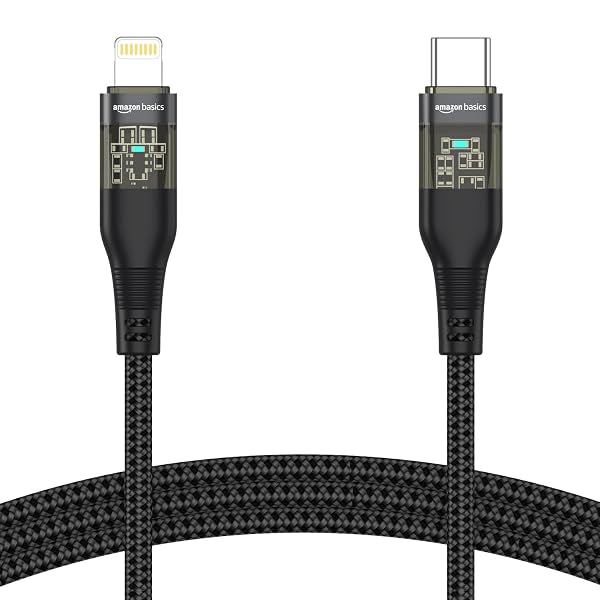 Amazon Basics Type-C to Lightning iPhone Cable | 30W Fast Charging