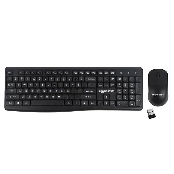 Amazon Basics Wireless Keyboard and Mouse Combo