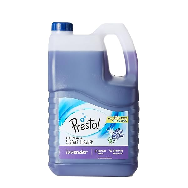 Amazon Brand - Presto! Disinfectant Surface & Floor Cleaner Liquid 5 L
