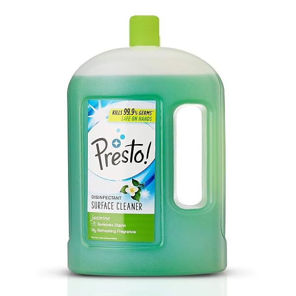 Amazon Brand - Presto! Jasmine Disinfectant Surface & Floor Cleaner Liquid