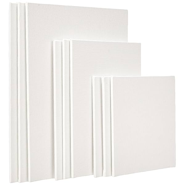 Amazon Brand - Solimo Cotton Canvas Boards for Painting