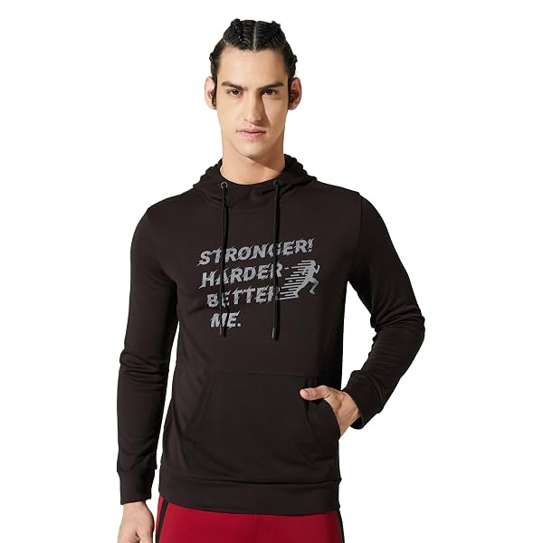 Amazon Brand - Symbol Men's Active Winter Hooded Sweatshirt | Performance Wear