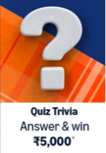Amazon Quiz Trivia Answer &amp; Win ₹5000 Amazon Pay Balance