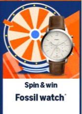 Amazon Spin &amp; Win: Win Fossil Watch