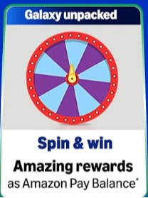 Amazon Spin and win : Upto ₹12000 on amazon pay balance