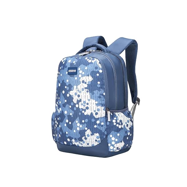 American Tourister Poppin Dot Stylish Backpack | 32L Volume | 3 Compartments | Ergonomic Design |