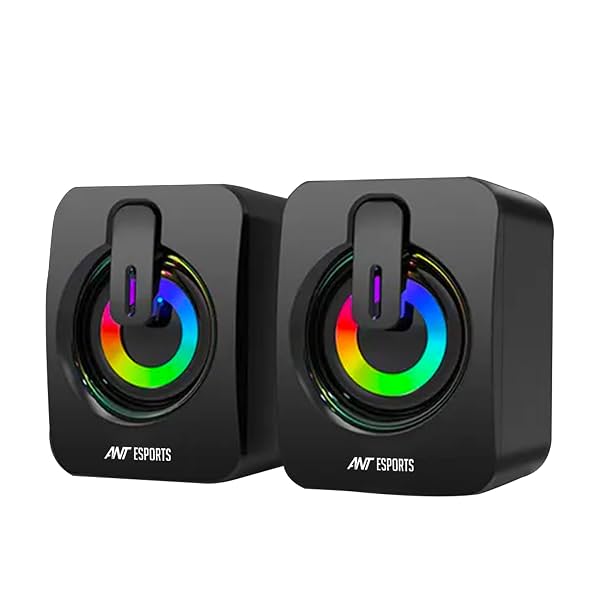 Ant Esports GS170 Gaming Speaker for PC, Stereo 2.0 USB Powered Desktop Speaker