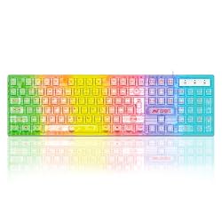 Ant Esports MK1720 Pro Wired Transparent Gaming Keyboard | 104 Keys Membrane Keyboard