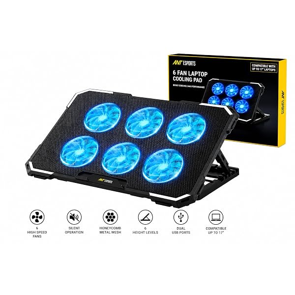 Ant Esports NC230 RGB Gaming Laptop Cooling Pad for PC