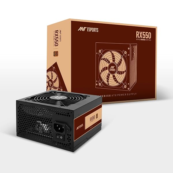 Ant Esports RX550 550 Watt 80 Plus Bronze Certified Power Supply/PSU for PC
