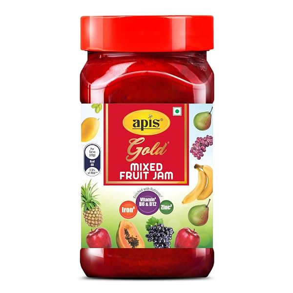 ApisGold Mixed Fruit Jam 1kg Jar