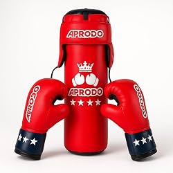 Aprodo Kids Boxing Kit Set Pack of 4 | Punching Bag for Karate & Martial Arts
