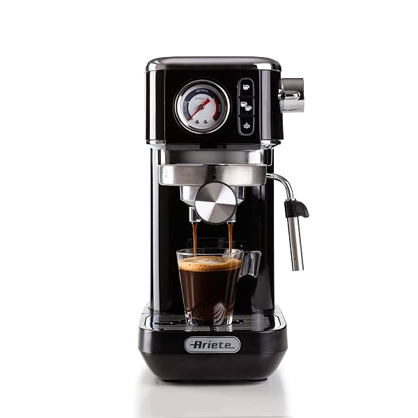Ariete Coffee Machine with Pressure Gauge 1.3L 15 Bar 1300W