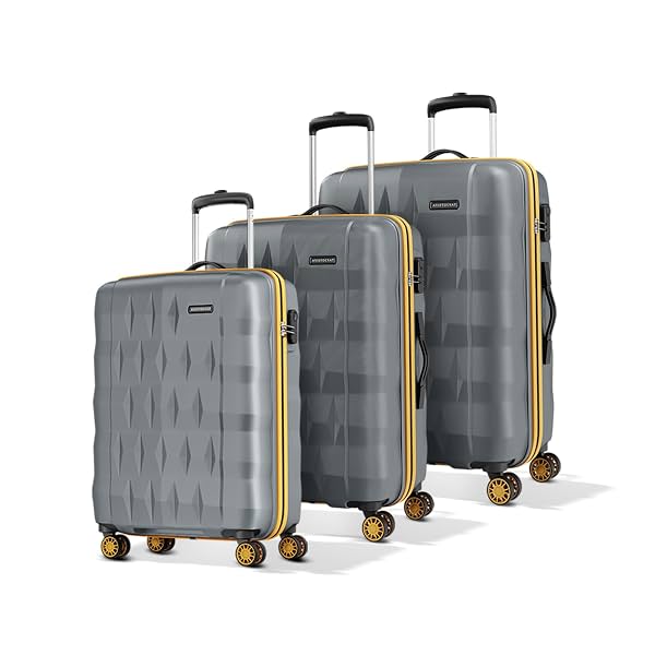 Aristocrat Comet Set of 3 (Cabin+Medium+Large) Trolley Bags