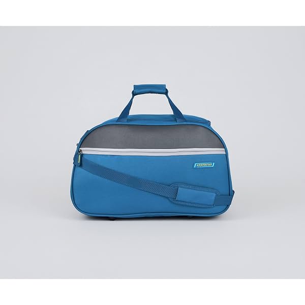 Aristocrat Enigma 52 Cm Polyester Softsided Cabin Size Duffle Bag - Blue