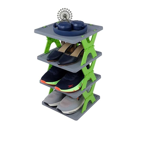 Arto Space Organizer Multi-Purpose 4 Layer Folding Shoe Rack