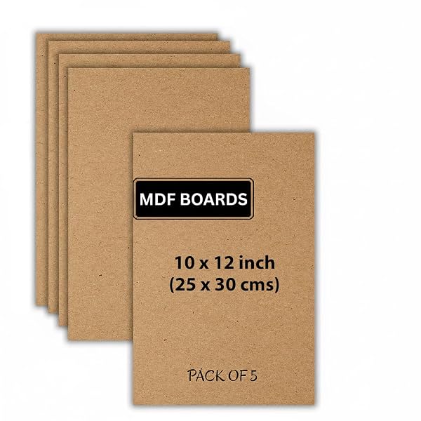 ArtzFolio MDF Board 2.1mm Thick Cutout Sheets for DIY Art Craft Project