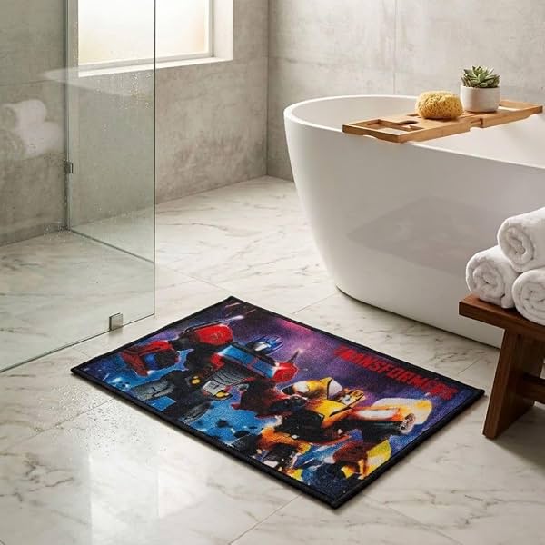 Athom Living Premium Printed Kids Anti-Slip Bathmat 37x57cm