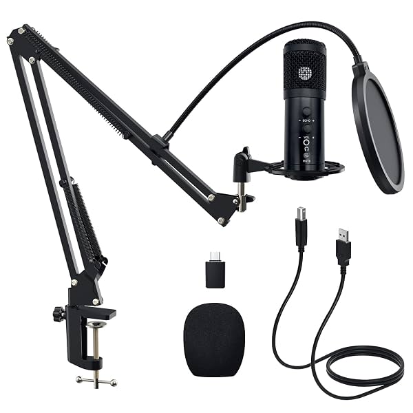 Audio Array AM-C42 Plug & Play AI Noise Cancelling USB Condenser Microphone