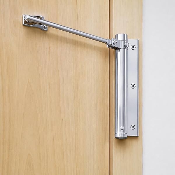 Automatic Heavy Duty Adjustable Spring-Loaded Door Closer Kit