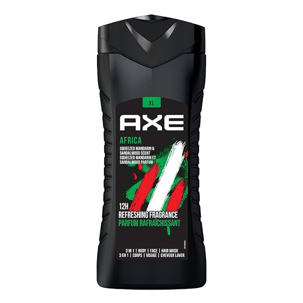 Axe Africa 3 In 1 Body, Face & Hair Wash 400ml