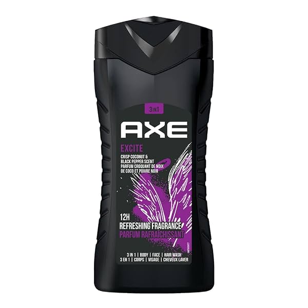 Axe Excite 3 In 1 Body, Face & Hair Wash 250ml
